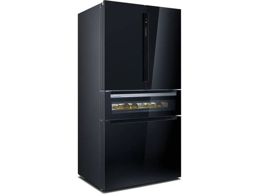 Frigorífico Americano SIEMENS KF96RSBEA (No Frost - 183 cm - 572 L - Negro)
