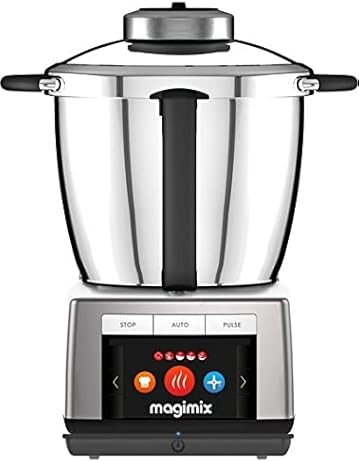 Magimix Cook Expert Conectado XL - Robot de cozinha multifunções 4,8 L, motor profissional 1800 W, cromo platina
