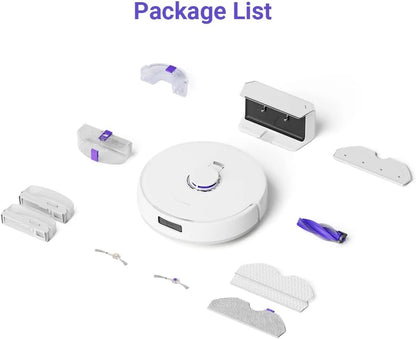 NARWAL Freo X Plus Robô Aspirador e Passa-Mopa, 7 Semanas de Armazenamento de Pó, Sem Emaranhados, Sucção de 7800Pa, Lavagem, Evita Obstáculos com Triplo Laser, Navegação LiDAR