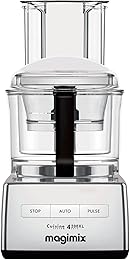 MAGIMIX 4200 XL Robot de cozinha compacto e versátil 18472F, FABRICADO NA FRANÇA, Cromado Brilhante