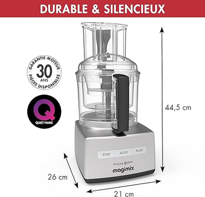 Magimix Robot de cozinha 18592 CS 5200 XL Cromo - Magimix 5200 XL - Fabricado na FRANÇA