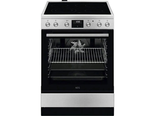 Placa vitrocerâmica AEG CCB6642CBM (Elétrica - 59,6 cm - Inox)