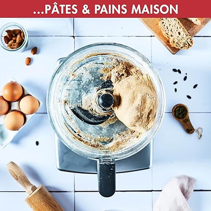 MAGIMIX 4200 XL Robot de cozinha compacto e versátil 18472F, FABRICADO NA FRANÇA, Cromado Brilhante