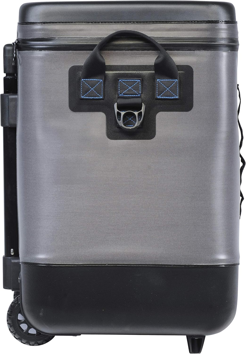 Geleira com rodas Evolution Outdoor, isolada e à prova de vazamentos, EVO Premium, com tampa moldada em ABS, 8 presilhas para acessórios e alça retrátil de 4 níveis.