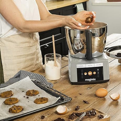 Magimix Cook Expert Chrome 18900 Robot de Cozinha Multifuncional 3,5 L, Motor Profissional, Cromo Fosco