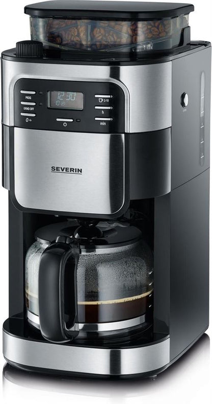 SEVERIN KA 4810 - Cafeteira - 10 xícaras - aço inox/preto