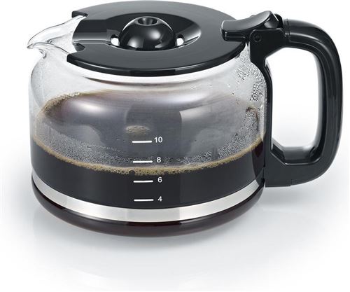 SEVERIN KA 4810 - Cafeteira - 10 xícaras - aço inox/preto