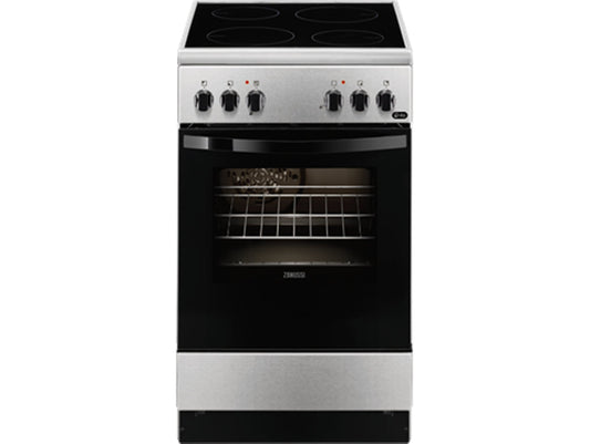 Fogão ZANUSSI ZCV550G1XA (54 L - Elétrico com Placa Vitrocerâmica - Inox) 50x60
