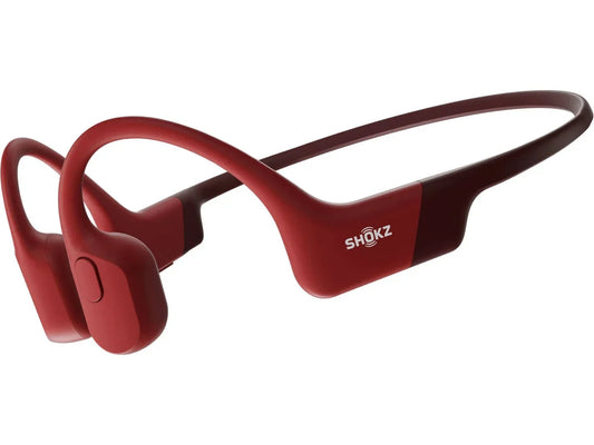 Auriculares Bluetooth Multipoint SHOKZ Openrun (Open Ear - Micrófono - Rojo)